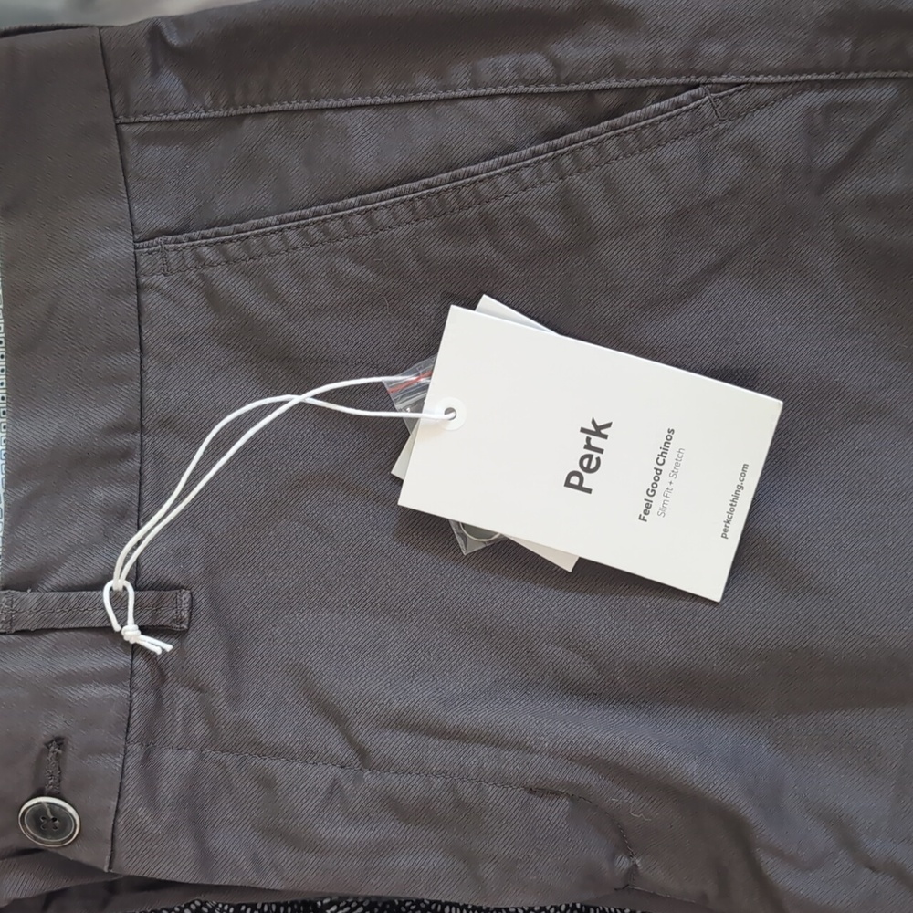Perk Charcoal Gray Chinos